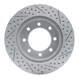 Dynamic Friction 2003-2008 Dodge Ram 1500 Pickup Front Left Drilled & Slotted Geoperformance Rotor by Dynamic Friction Company 830-40102L