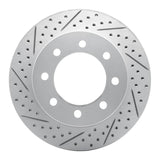 Dynamic Friction 2003-2008 Dodge Ram 1500 Pickup Front Left Drilled & Slotted Geoperformance Rotor by Dynamic Friction Company 830-40102L