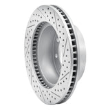 Dynamic Friction 2003-2008 Dodge Ram 1500 Pickup Front Left Drilled & Slotted Geoperformance Rotor by Dynamic Friction Company 830-40102L