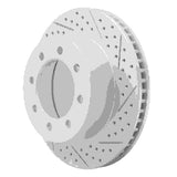 Dynamic Friction 2003-2008 Dodge Ram 3500 Front Right Drilled & Slotted Geoperformance Rotor by Dynamic Friction Company 830-40102R