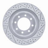Dynamic Friction 2003-2008 Dodge Ram 4000 (Mexico) Rear Left Drilled & Slotted Geoperformance Rotor by Dynamic Friction Company 830-40103L