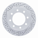 Dynamic Friction 2003-2008 Dodge Ram 4000 (Mexico) Rear Left Drilled & Slotted Geoperformance Rotor by Dynamic Friction Company 830-40103L