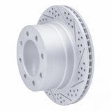Dynamic Friction 2003-2008 Dodge Ram 1500 Pickup Rear Right Drilled & Slotted Geoperformance Rotor by Dynamic Friction Company 830-40103R