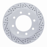 Dynamic Friction 2003-2008 Dodge Ram 1500 Pickup Rear Right Drilled & Slotted Geoperformance Rotor by Dynamic Friction Company 830-40103R