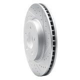 Dynamic Friction 2004-2006 Dodge Ram 1500 Pickup Front Right Drilled & Slotted Geoperformance Rotor by Dynamic Friction Company 830-40104R