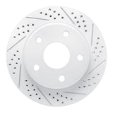 Dynamic Friction 2005-2011 Dodge Dakota RWD Front Right Drilled & Slotted Geoperformance Rotor by Dynamic Friction Company 830-40105R