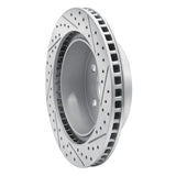 Dynamic Friction 2004-2006 Dodge Ram 1500 Pickup Rear Left Drilled & Slotted Geoperformance Rotor by Dynamic Friction Company 830-40106L