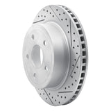 Dynamic Friction 2004-2006 Dodge Ram 1500 Pickup Rear Right Drilled & Slotted Geoperformance Rotor by Dynamic Friction Company 830-40106R