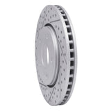 Dynamic Friction 2008-2016 Chrysler Town & Country Front Left Drilled & Slotted Geoperformance Rotor by Dynamic Friction Company 830-40107L