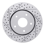 Dynamic Friction 2008-2016 Chrysler Town & Country Front Left Drilled & Slotted Geoperformance Rotor by Dynamic Friction Company 830-40107L