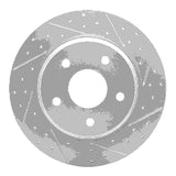 Dynamic Friction 2008-2016 Chrysler Town & Country Rear Right Drilled & Slotted Geoperformance Rotor by Dynamic Friction Company 830-40109R