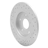 Dynamic Friction 2008-2016 Chrysler Town & Country Rear Right Drilled & Slotted Geoperformance Rotor by Dynamic Friction Company 830-40109R