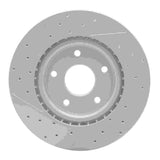 Dynamic Friction 2012-2025 Chrysler Grand Caravan Front Left Drilled & Slotted Geoperformance Rotor by Dynamic Friction Company 830-40112L