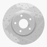 Dynamic Friction 2012-2025 Chrysler Grand Caravan Front Left Drilled & Slotted Geoperformance Rotor by Dynamic Friction Company 830-40112L