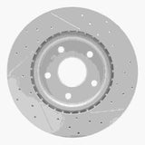 Dynamic Friction 2012-2025 Chrysler Pacifica Front Right Drilled & Slotted Geoperformance Rotor by Dynamic Friction Company 830-40112R