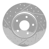 Dynamic Friction 2012-2020 Chrysler Town & Country Rear Left Drilled & Slotted Geoperformance Rotor by Dynamic Friction Company 830-40113L