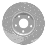 Dynamic Friction 2012-2020 Chrysler Town & Country Rear Right Drilled & Slotted Geoperformance Rotor by Dynamic Friction Company 830-40113R