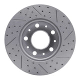 Dynamic Friction 2014-2026 Ram Promaster 2500 Front Left Drilled & Slotted Geoperformance Rotor by Dynamic Friction Company 830-40114L
