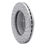 Dynamic Friction 2014-2026 Ram Promaster 2500 Front Left Drilled & Slotted Geoperformance Rotor by Dynamic Friction Company 830-40114L