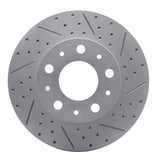 Dynamic Friction 2014-2026 Ram Promaster 3500 Front Right Drilled & Slotted Geoperformance Rotor by Dynamic Friction Company 830-40114R