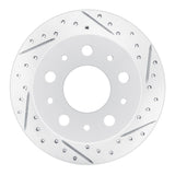 Dynamic Friction 2014-2021 Ram Promaster 3500 Rear Right Drilled & Slotted Geoperformance Rotor by Dynamic Friction Company 830-40115R