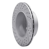 Dynamic Friction 2014-2021 Ram Promaster 2500 Rear Right Drilled & Slotted Geoperformance Rotor by Dynamic Friction Company 830-40117R