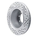 Dynamic Friction 2009-2025 Dodge Ram 4000 (Mexico) Rear Left Drilled & Slotted Geoperformance Rotor by Dynamic Friction Company 830-40118L