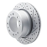 Dynamic Friction 2009-2025 Dodge Ram 3500 Rear Right Drilled & Slotted Geoperformance Rotor by Dynamic Friction Company 830-40118R