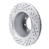 Dynamic Friction 2009-2025 Dodge Ram 3500 Rear Right Drilled & Slotted Geoperformance Rotor by Dynamic Friction Company 830-40118R