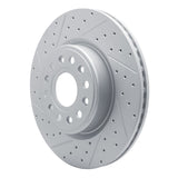 Dynamic Friction 2019-2025 Ram 1500 Front Left Drilled & Slotted Geoperformance Rotor by Dynamic Friction Company 830-40120L