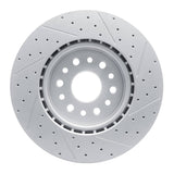 Dynamic Friction 2019-2025 Ram 1500 Front Left Drilled & Slotted Geoperformance Rotor by Dynamic Friction Company 830-40120L