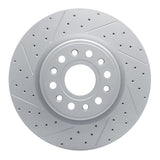 Dynamic Friction 2019-2025 Ram 1500 Front Left Drilled & Slotted Geoperformance Rotor by Dynamic Friction Company 830-40120L