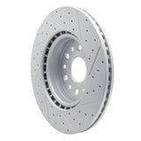Dynamic Friction 2019-2025 Ram 1500 Front Left Drilled & Slotted Geoperformance Rotor by Dynamic Friction Company 830-40120L