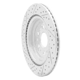 Dynamic Friction 2019-2025 Ram 1500 Rear Right Drilled & Slotted Geoperformance Rotor by Dynamic Friction Company 830-40121R