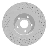 Dynamic Friction 2006-2010 Jeep Grand Cherokee Front Left Drilled & Slotted Geoperformance Rotor by Dynamic Friction Company 830-42002L