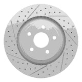 Dynamic Friction 2006-2010 Jeep Grand Cherokee Front Left Drilled & Slotted Geoperformance Rotor by Dynamic Friction Company 830-42002L
