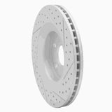 Dynamic Friction 2006-2010 Jeep Grand Cherokee Front Left Drilled & Slotted Geoperformance Rotor by Dynamic Friction Company 830-42002L