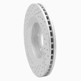 Dynamic Friction 2006-2010 Jeep Grand Cherokee Front Right Drilled & Slotted Geoperformance Rotor by Dynamic Friction Company 830-42002R