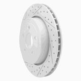Dynamic Friction 2006-2010 Jeep Grand Cherokee Rear Left Drilled & Slotted Geoperformance Rotor by Dynamic Friction Company 830-42003L