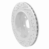 Dynamic Friction 2006-2010 Jeep Grand Cherokee Rear Right Drilled & Slotted Geoperformance Rotor by Dynamic Friction Company 830-42003R