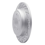 Dynamic Friction 2011-2022 Dodge Durango Rear Left Drilled & Slotted Geoperformance Rotor by Dynamic Friction Company 830-42004L
