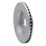 Dynamic Friction 2011-2025 Dodge Durango Front Right Drilled & Slotted Geoperformance Rotor by Dynamic Friction Company 830-42007R