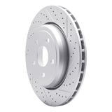 Dynamic Friction 2012-2025 Dodge Durango Rear Right Drilled & Slotted Geoperformance Rotor by Dynamic Friction Company 830-42008R