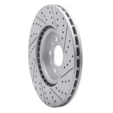 Dynamic Friction 2014-2026 Alfa Romeo Tonale Front Left Drilled & Slotted Geoperformance Rotor by Dynamic Friction Company 830-42013L