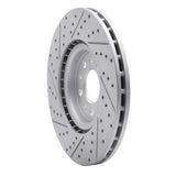 Dynamic Friction 2014-2026 Alfa Romeo Tonale Front Right Drilled & Slotted Geoperformance Rotor by Dynamic Friction Company 830-42013R