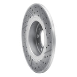 Dynamic Friction 2015-2026 Alfa Romeo Tonale Rear Left Drilled & Slotted Geoperformance Rotor by Dynamic Friction Company 830-42014L