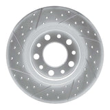 Dynamic Friction 2015-2026 Alfa Romeo Tonale Rear Right Drilled & Slotted Geoperformance Rotor by Dynamic Friction Company 830-42014R