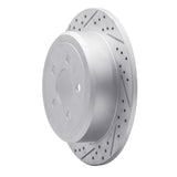 Dynamic Friction 2007-2012 Dodge Nitro Rear Left Drilled & Slotted Geoperformance Rotor by Dynamic Friction Company 830-42019L