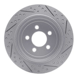 Dynamic Friction 2007-2012 Dodge Nitro Rear Left Drilled & Slotted Geoperformance Rotor by Dynamic Friction Company 830-42019L