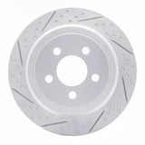 Dynamic Friction 2007-2012 Dodge Nitro Rear Left Drilled & Slotted Geoperformance Rotor by Dynamic Friction Company 830-42019L